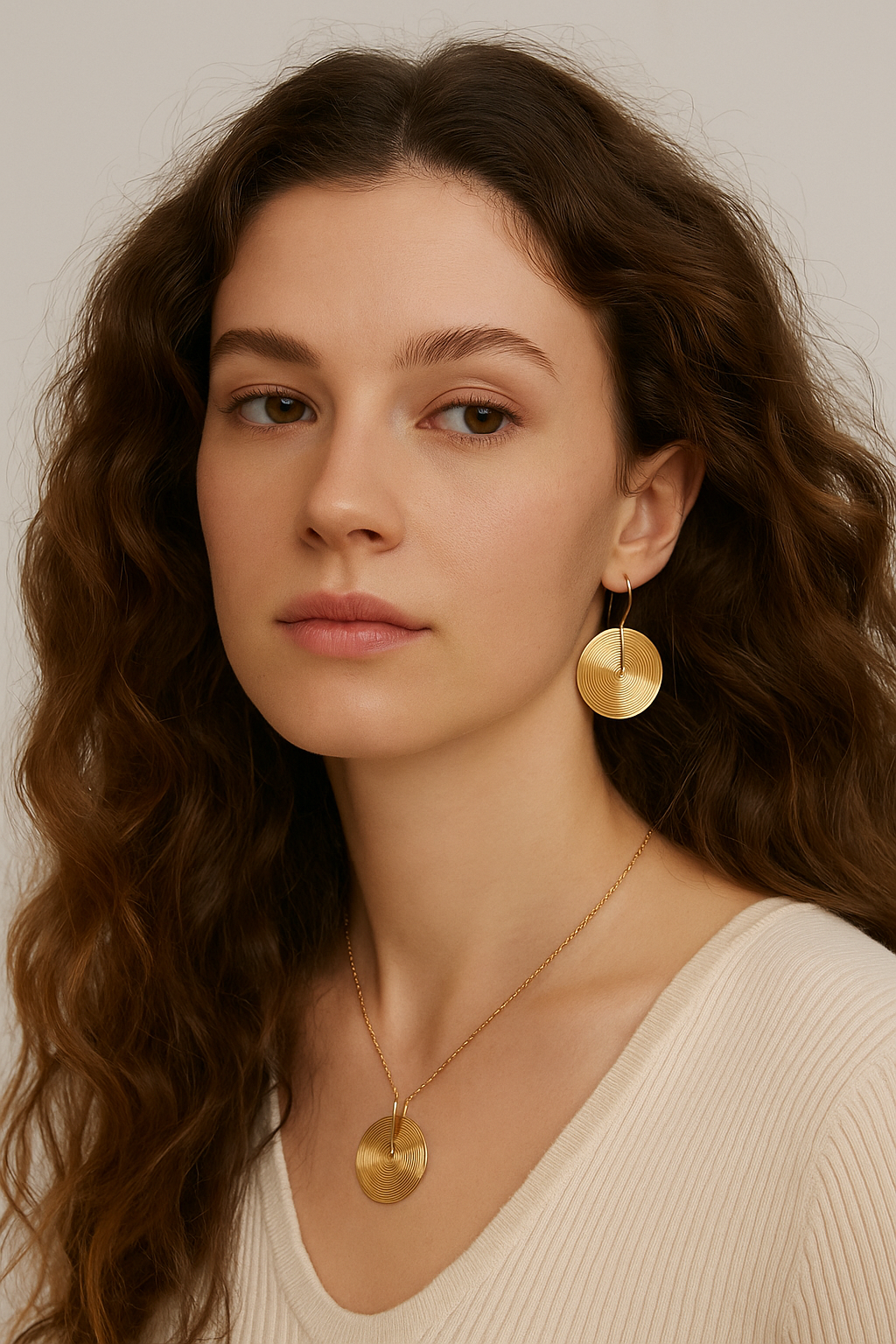 S925 Spiral Art Earrings