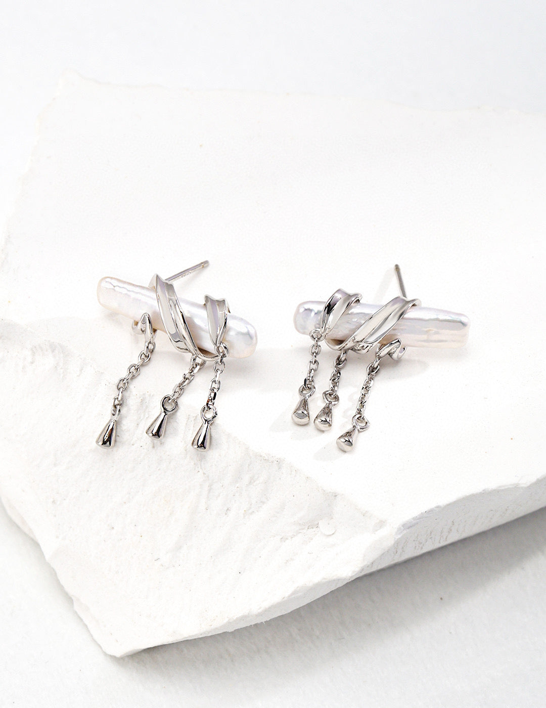 Baroque Pearl Drop Earrings