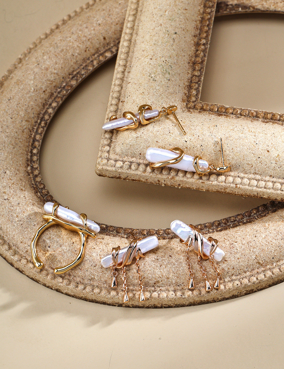 Baroque Pearl Drop Earrings