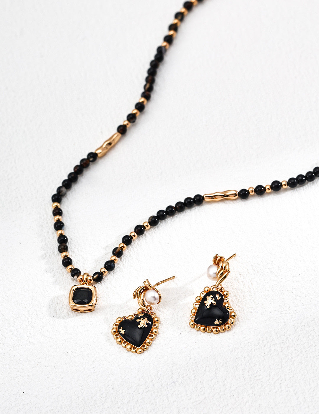 Vintage Heart Pearl Earrings — Elegant, Playful, and Timeless