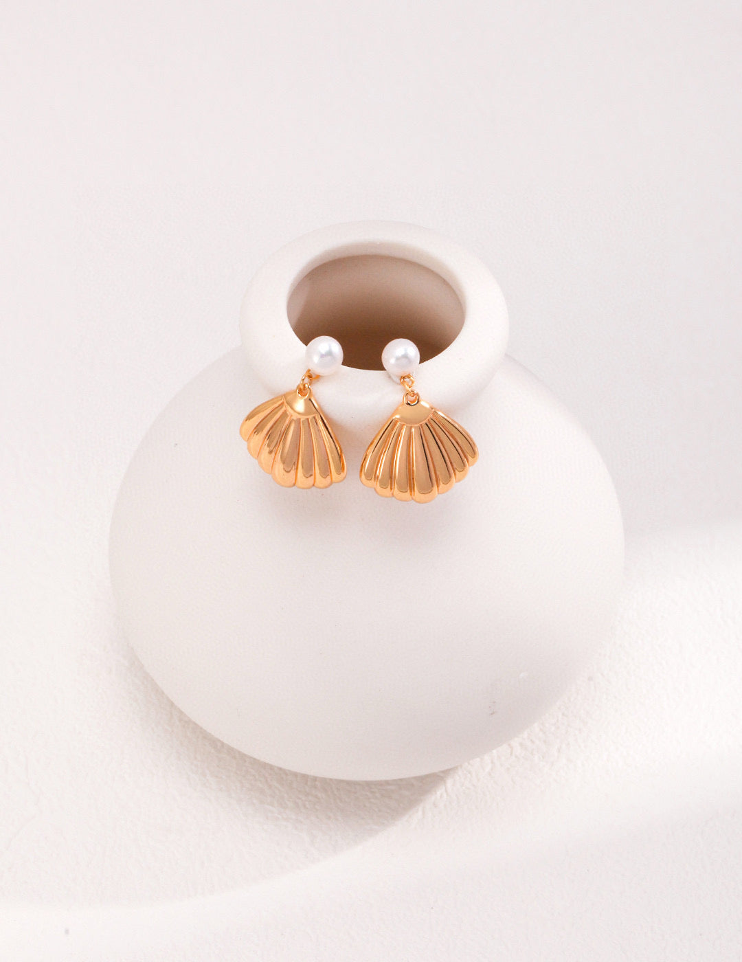 Shell Pearl Jewelry Set — A Touch of Ocean Elegance