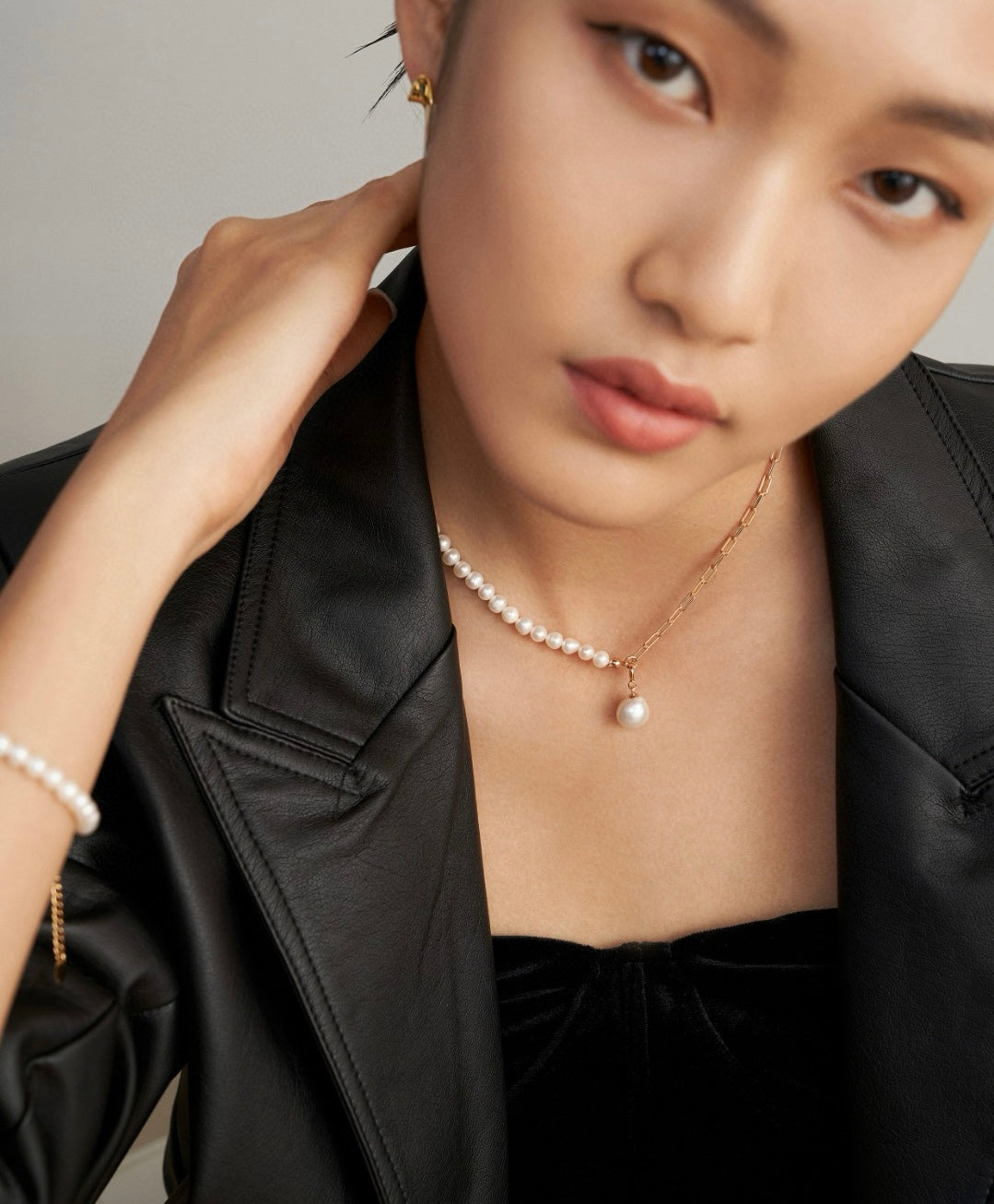 Baroque Pearl Chain Necklace