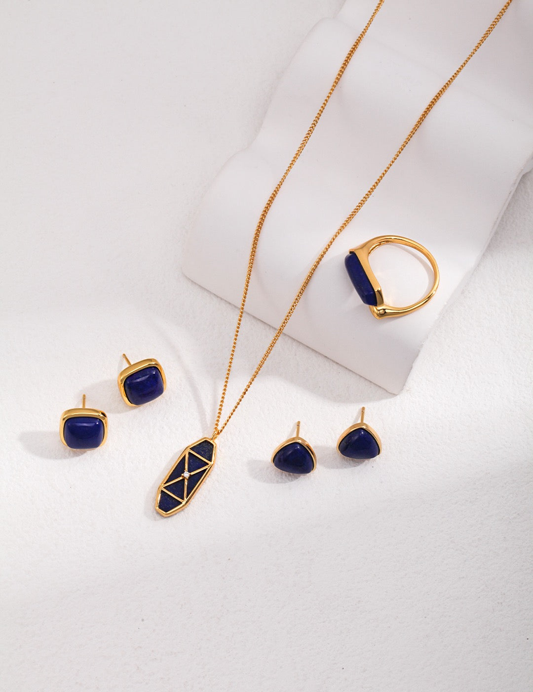 Adjustable Lapis Lazuli Ring