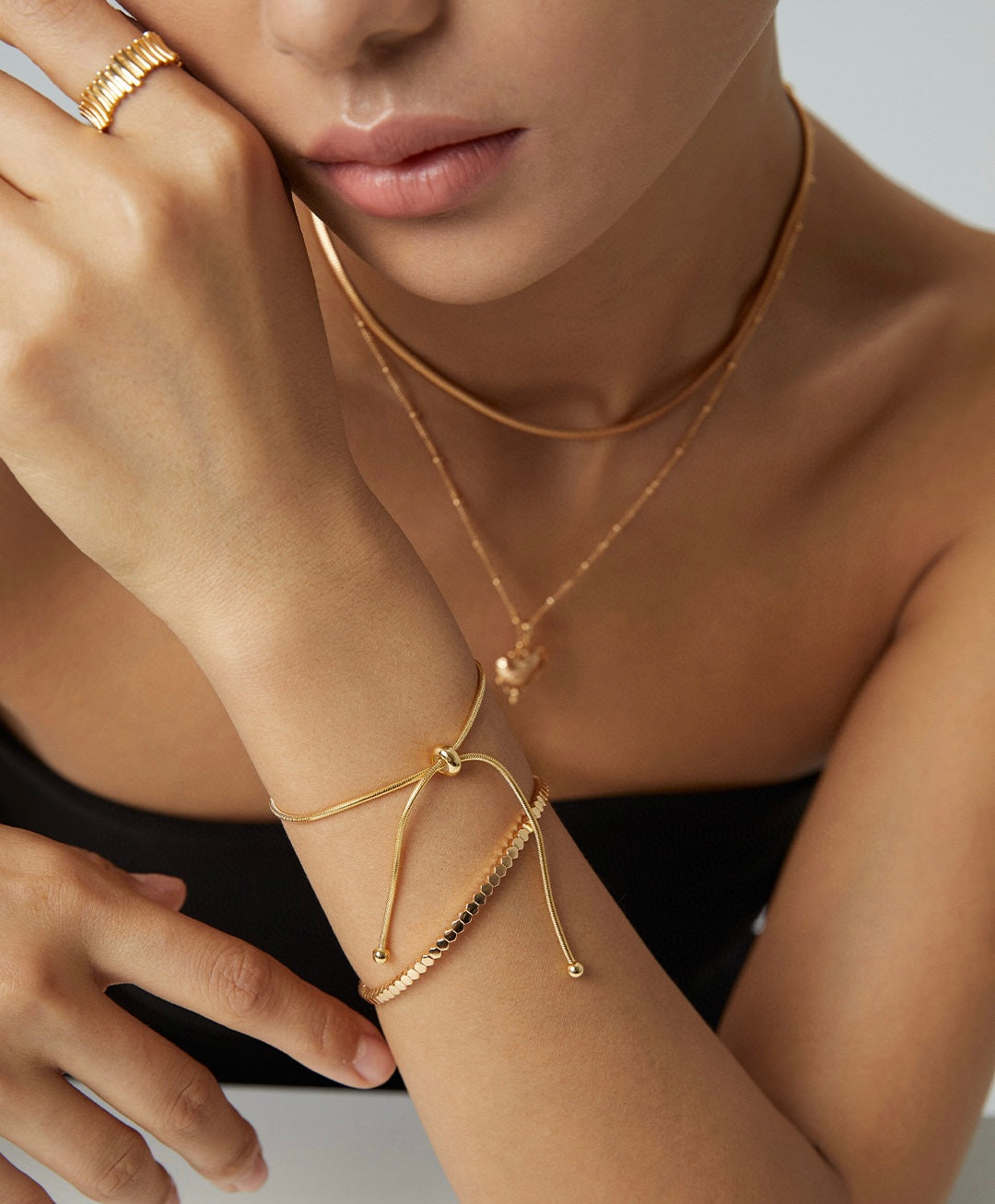 Gleam Threa S925 silver bracelet