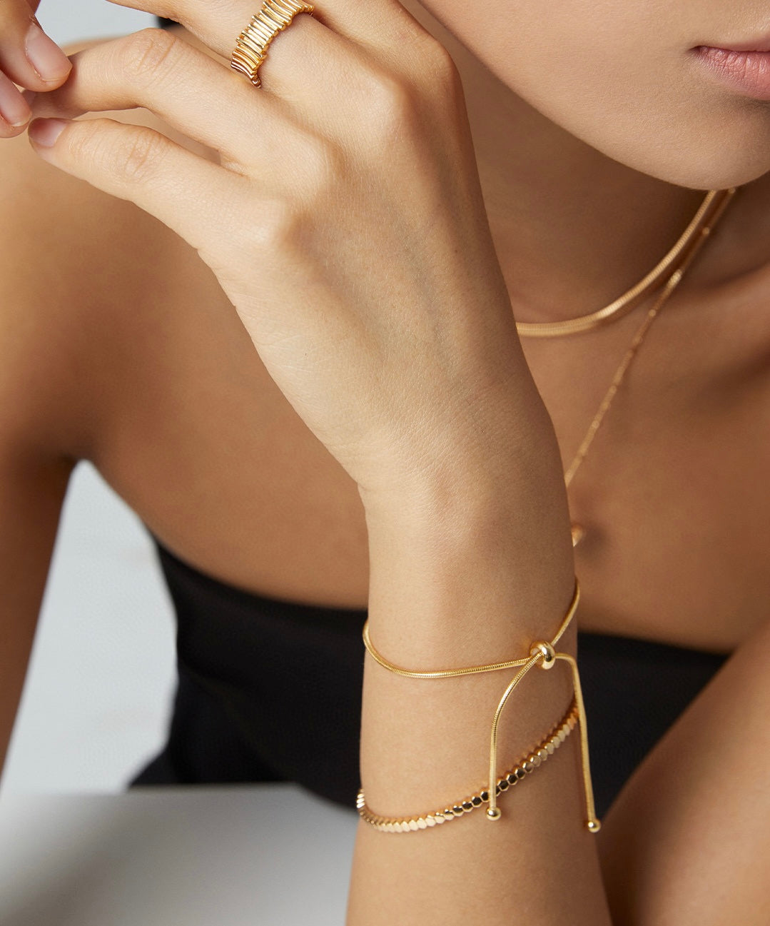Gleam Threa S925 silver bracelet