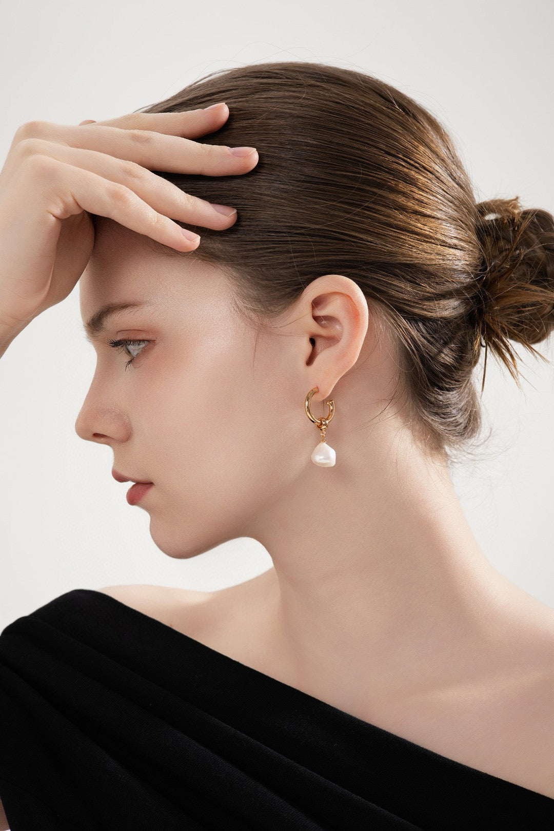 Twisted Pearl Drop Hoops – 2-in-1 elegance for every moment