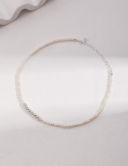S925 Silver /gold plated/Irregular mini silver nuggets/Freshwater Pearl necklace , bracelet