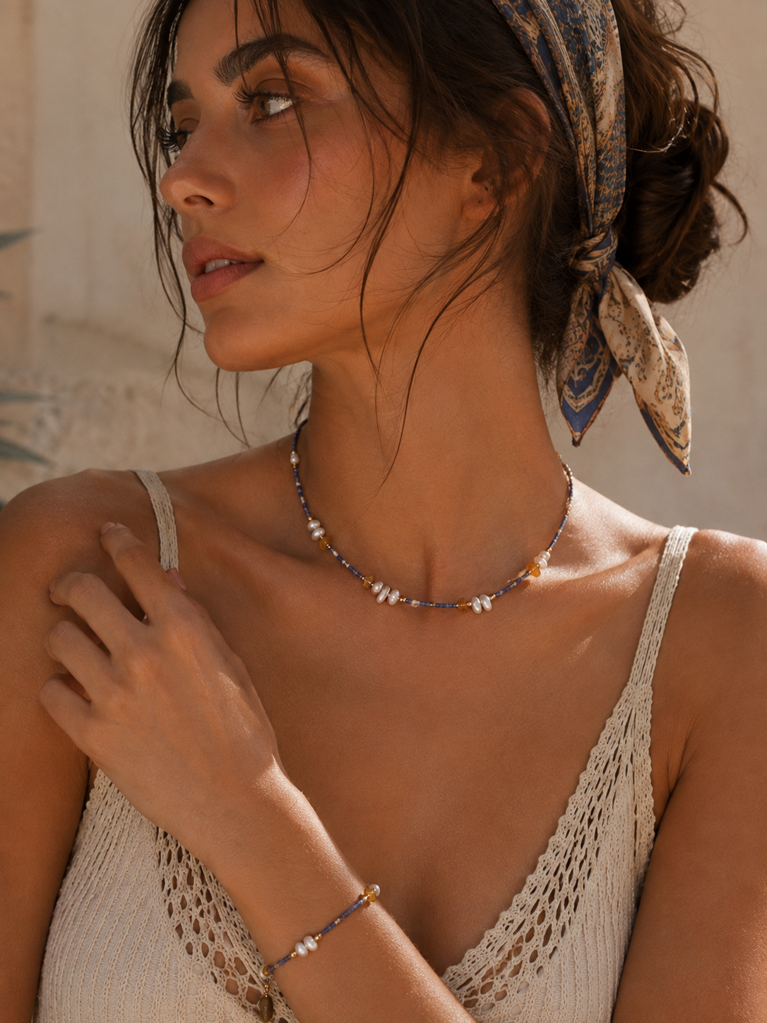 Golden Hour Pearl &amp; Stone Set