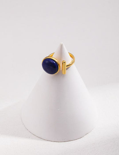 S925 Silver/Natural Lapis Lazuli Pendant Necklace,Earrings,Ring