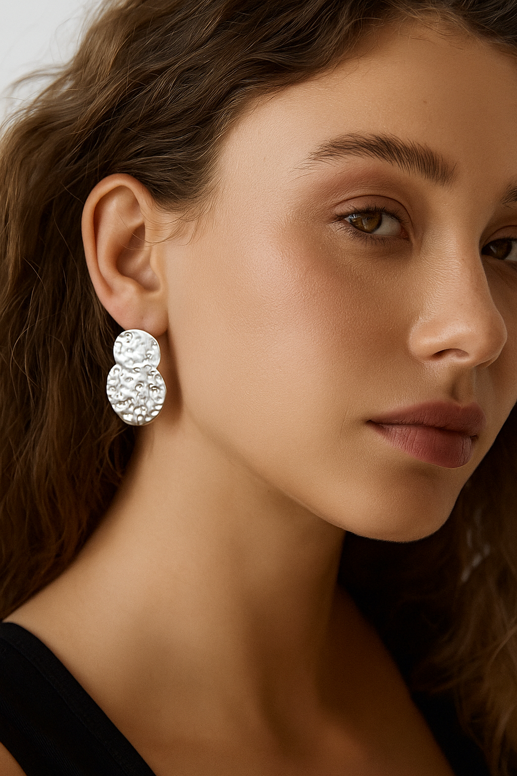 Aurora Textured Zircon Earrings