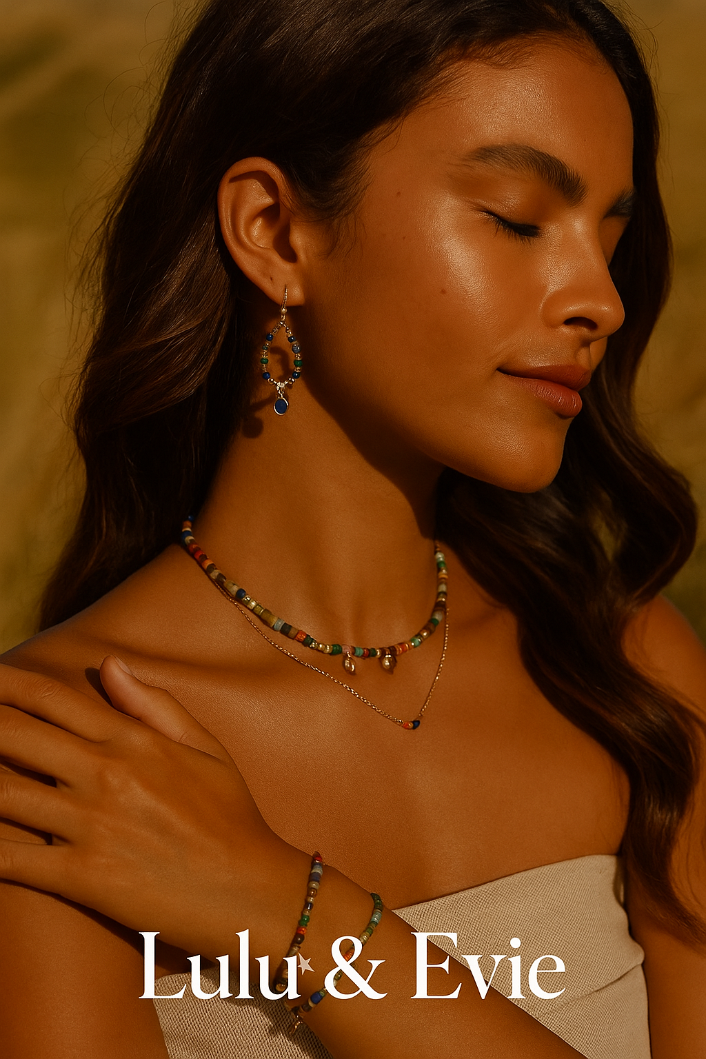 🌈 Lulu & Evie — Rainbow Gem Set