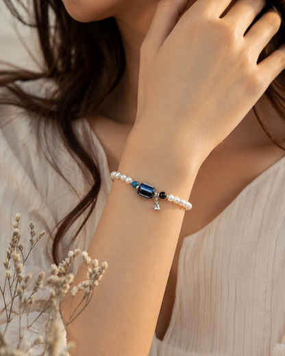 Himalayan Glass Pearl Bracelet