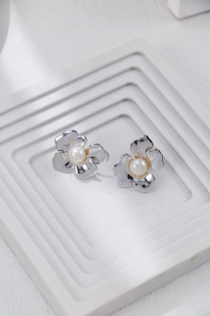 Pearl Bloom earrings