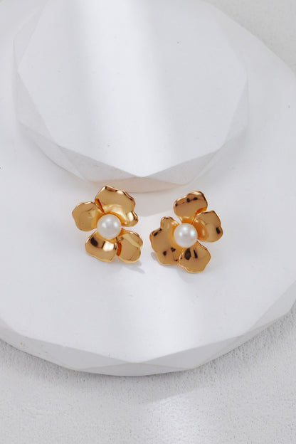 Pearl Bloom earrings