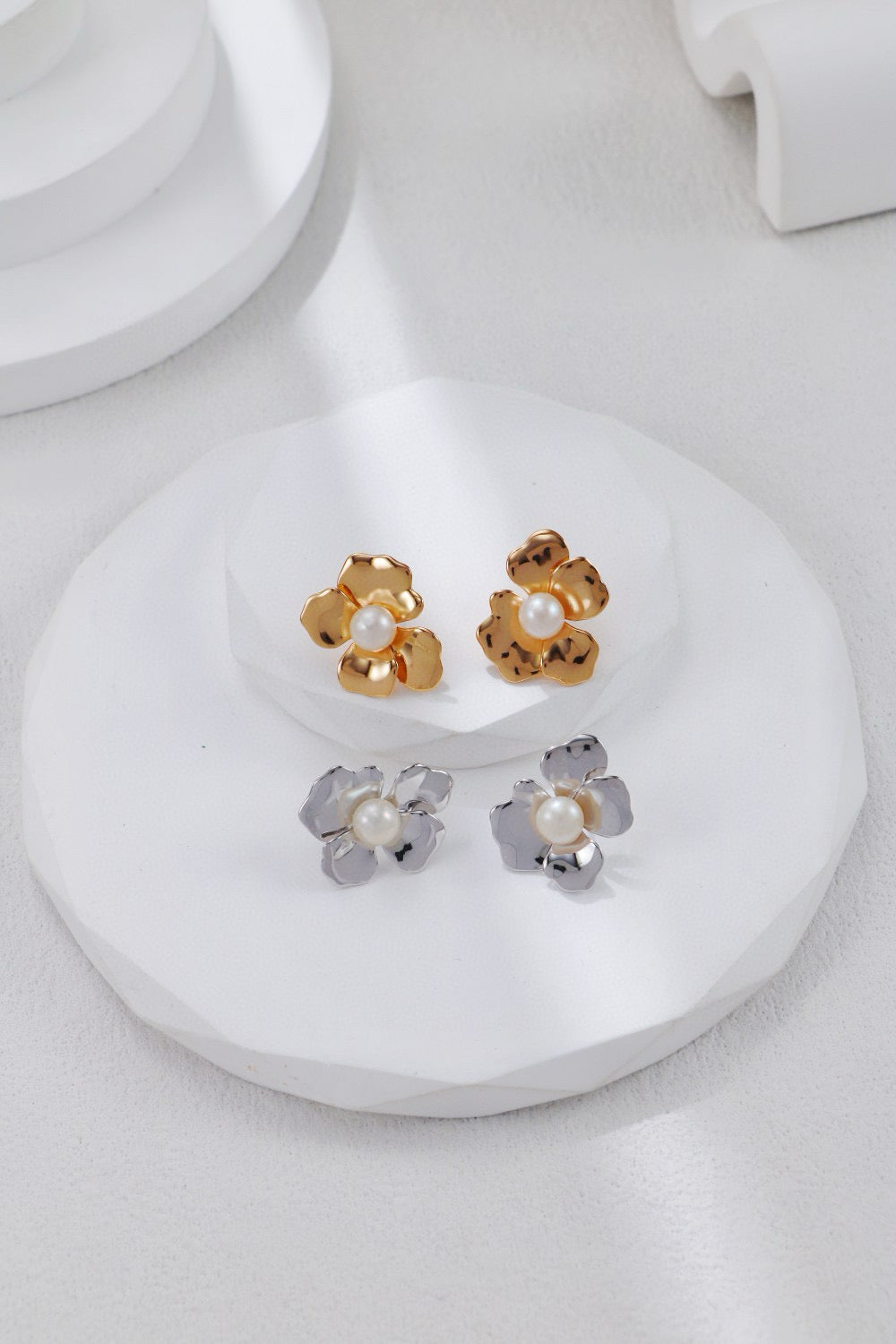 Pearl Bloom earrings