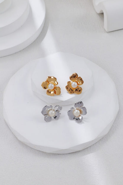 Pearl Bloom earrings