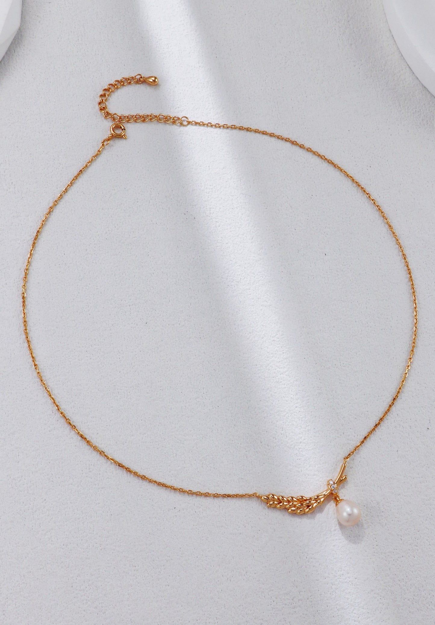 Wheat Whisper Pearl Necklace