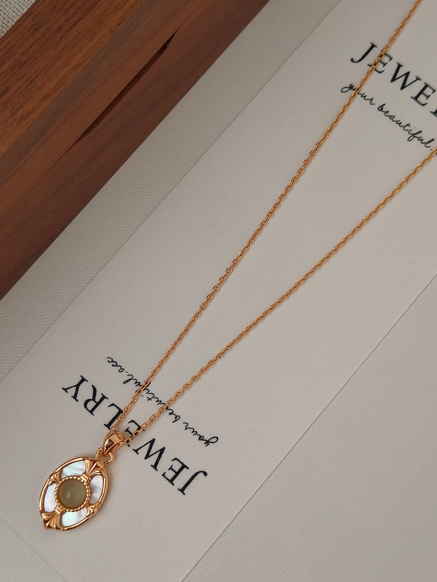 Timeless Grace in Green – S925 Silver & 18K Gold Vermeil Jewelry Set