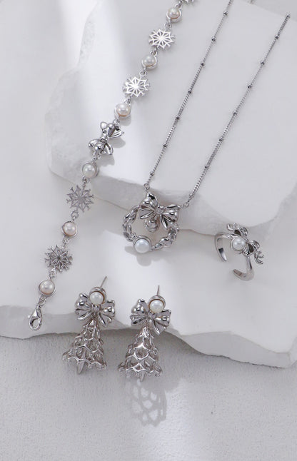 Holiday Pearl Collection — Sterling Silver Christmas Series