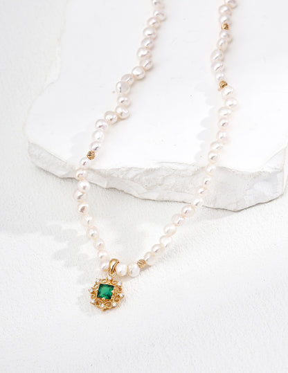 Elegant French Court Pearl Set — Short English Ad Copy