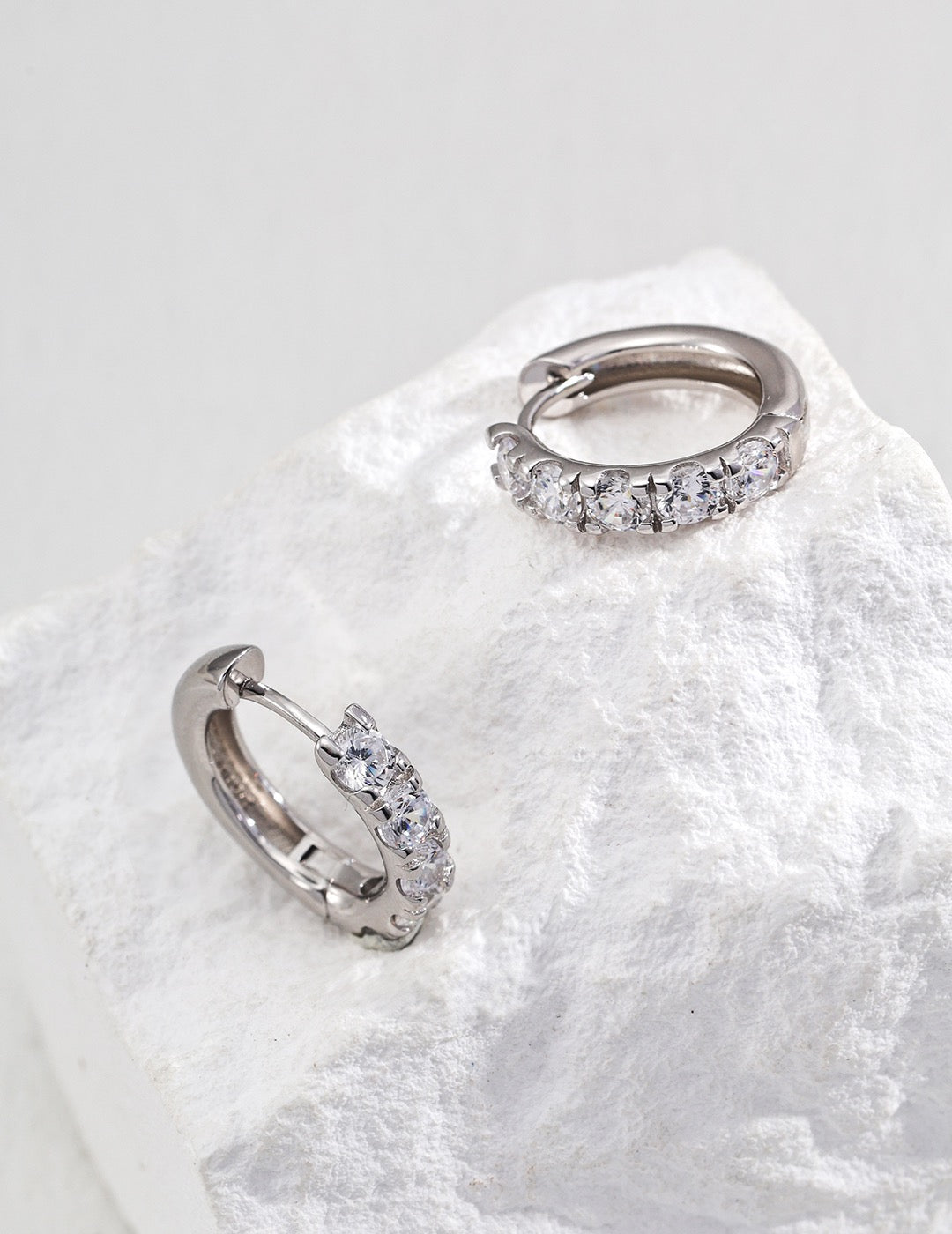 Classic Sparkle Hoops