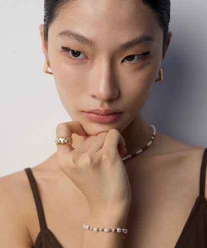 Amber Glow Pearl Set