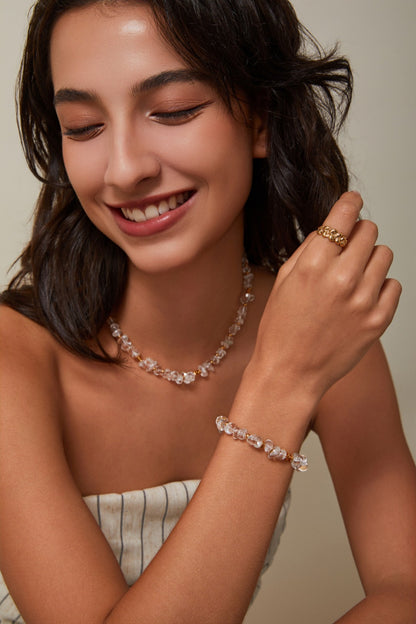 Vintage Dewdrop Crystal Set