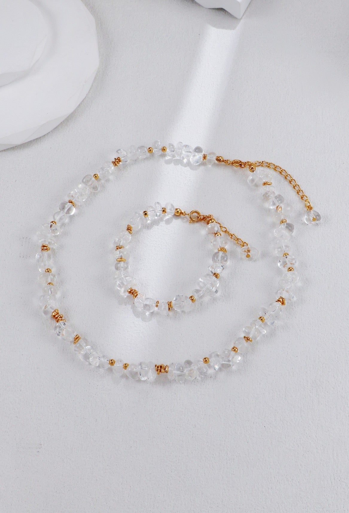 Vintage Dewdrop Crystal Set