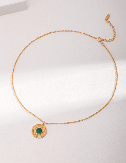Green Chalcedony Jewelry Set – Holiday Edition