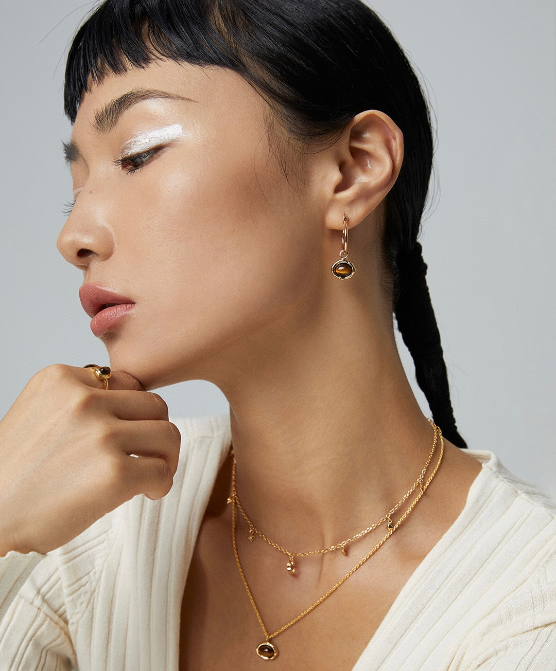 Vintage Gemstone Charm Set