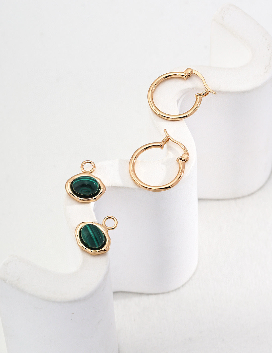 Vintage Gemstone Charm Set