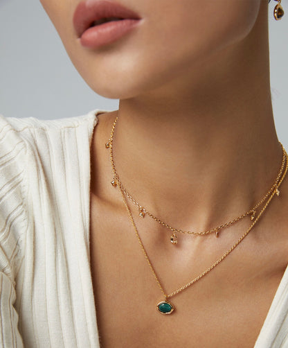 Vintage Gemstone Charm Set