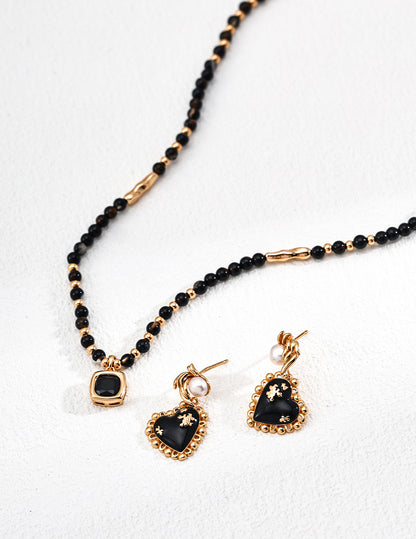 Vintage Heart Pearl Earrings — Elegant, Playful, and Timeless