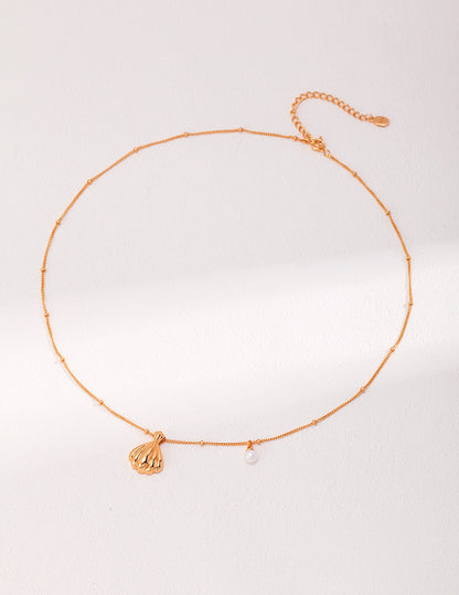 Shell Pearl Jewelry Set — A Touch of Ocean Elegance
