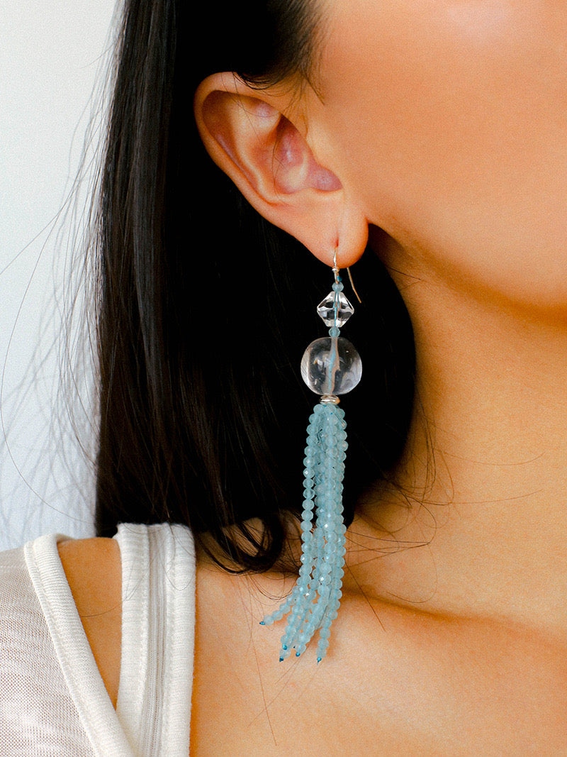 Aqua Pearl Mirage Jewelry Set