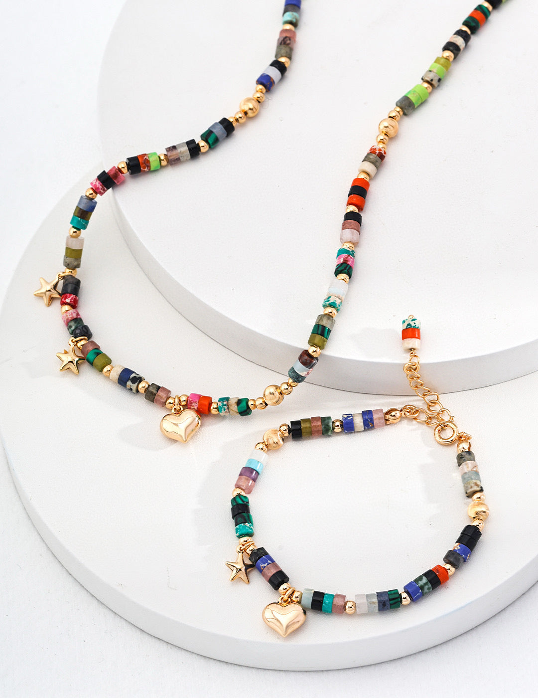 🌈 Lulu & Evie — Rainbow Gem Set