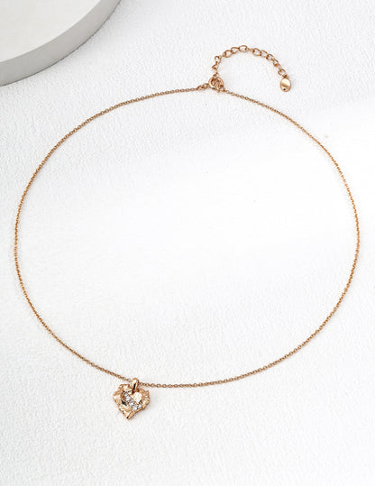 Vintage Gold Heart Jewelry Set