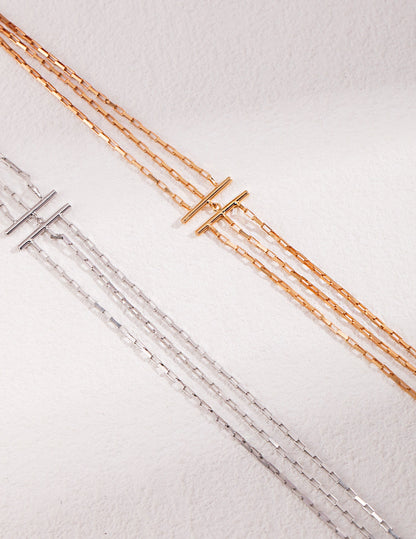 Minimalist Triple Layer Necklace
