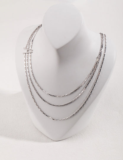 Minimalist Triple Layer Necklace