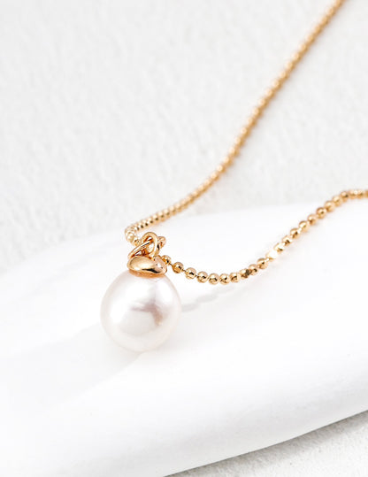 Dainty Pearl Drop Necklace