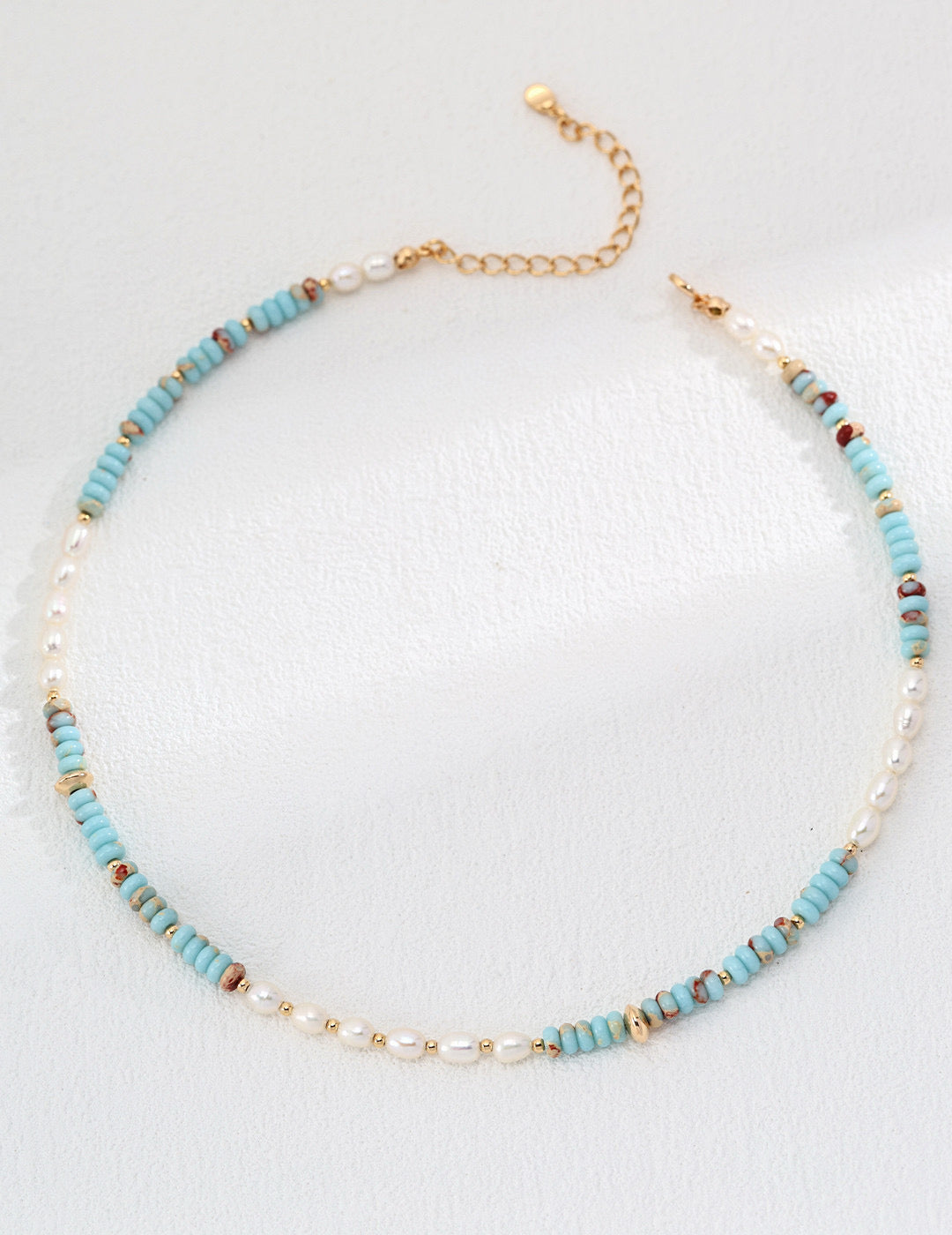 Natural Shoushan Stone & Pearl Necklace / Bracelet