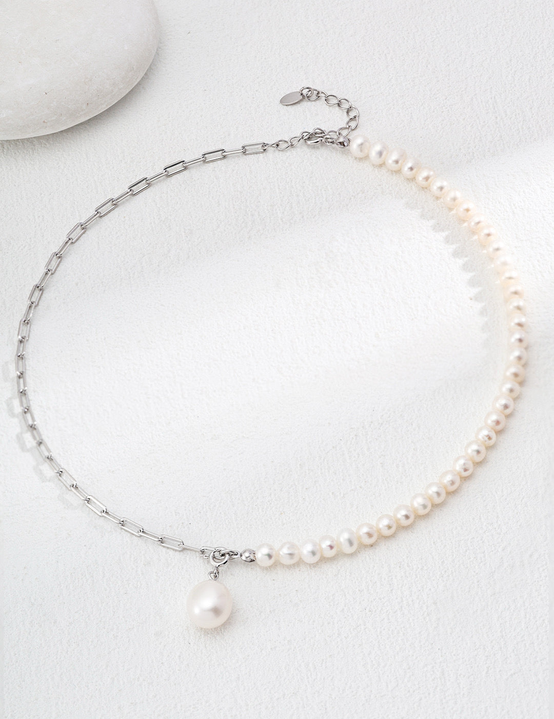 Baroque Pearl Chain Necklace