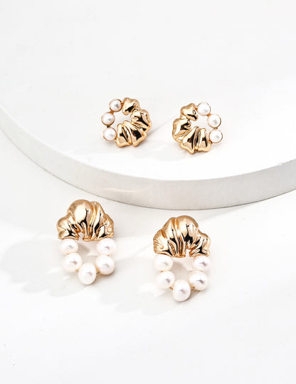 Golden Wave Pearl Set