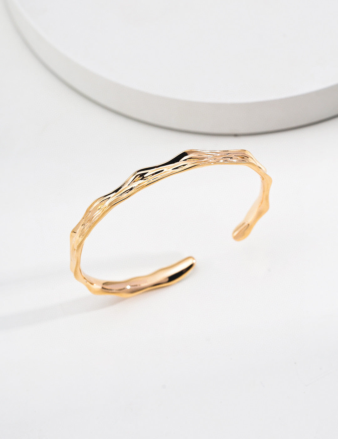 Wave Texture Bangle