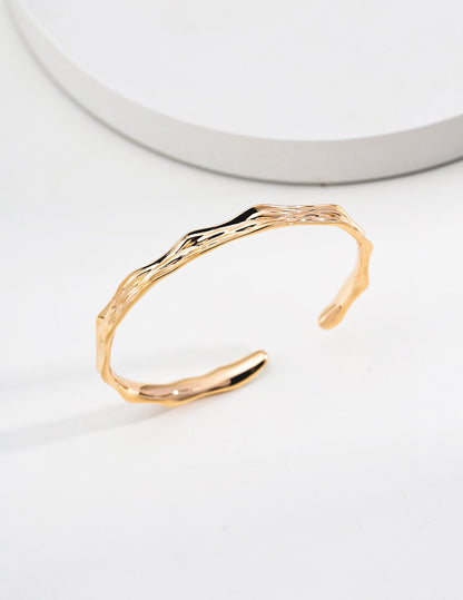 Wave Texture Bangle