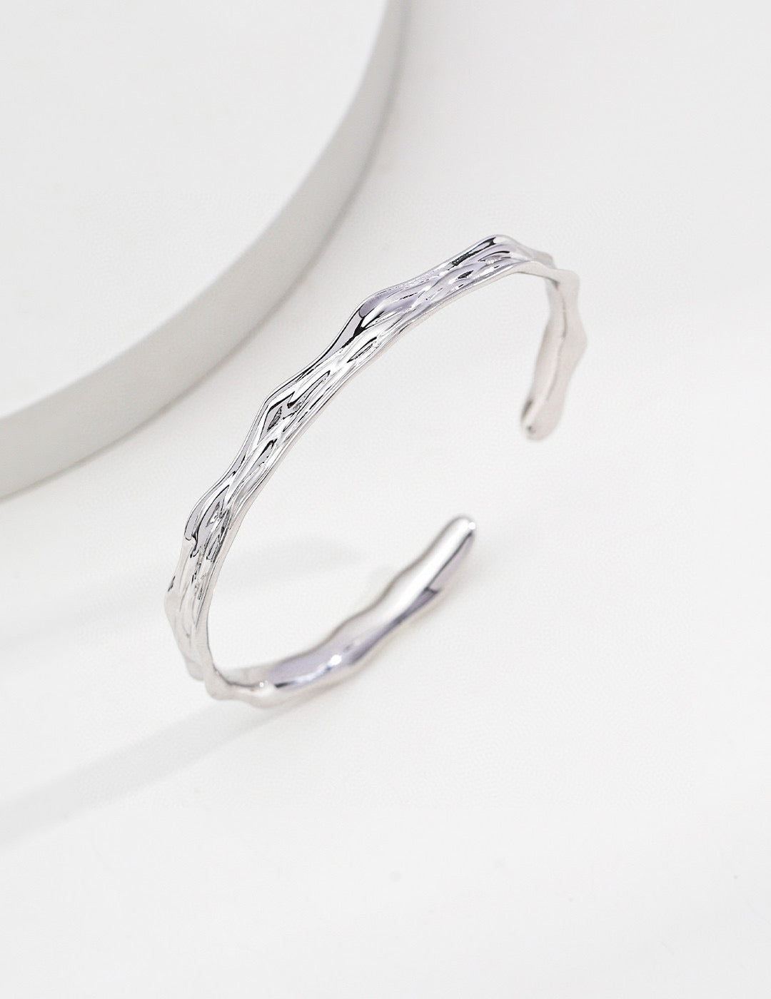 Wave Texture Bangle