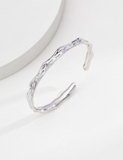 Wave Texture Bangle