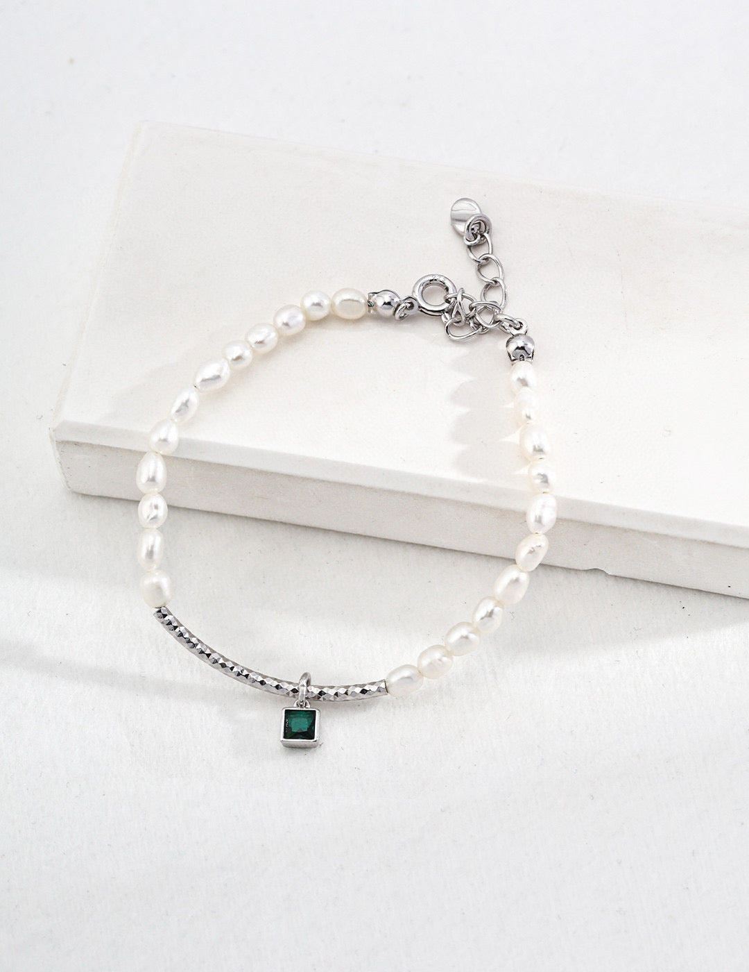 Elegant Pearl & Zircon Set