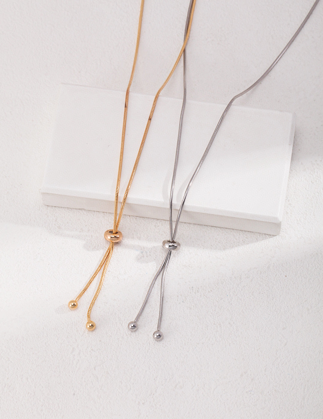 Sleek Adjustable Chain Set — Necklace & Bracelet