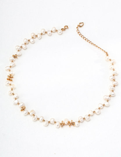 Baroque Freshwater Pearl Necklace & Bracelet Set